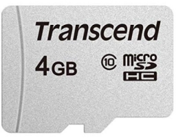 Transcend microSDHC 300S Class 10 4GB (TS4GUSD300S)